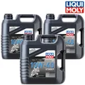 Produktbild: 3x Liqui Moly 1243 Motorbike 4T 10W-40 Street Motorrad Motoröl Synthese 4L