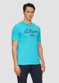 Produktbild: s.Oliver Kurzarmshirt T-Shirt Baumwoll-T-Shirt mit Logo-Print