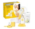 Produktbild: Medela Harmony Essentials Handmilchpumpe Set Brusthaube Beutel Neu
