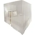 Produktbild: vidaXL Moskitonetz Bett Zwei Stück Quadratisches Set 3 Öffnungen 50264