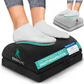 Produktbild: ERGOSUND Fußstütze Schreibtisch [TESTSIEGER] Premium Schaumstoffkern, Höhenverstellbare Fußbank [rutschfest] Ergonomische Fußablage Schreibtisch, Homeoffice Büro Zubehör Fußhocker Footrest Fussstütze
