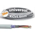Produktbild: 25 Meter Lapp Kabel 1591303 J-Y(ST)Y 4x2x0,6 Telefonkabel geschirmt Leitung PVC