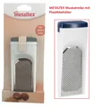 Produktbild: Metaltex 194525010 Muskatreibe, silberfarben/blau