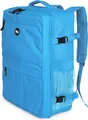 Produktbild: blnbag M6 - Flugzeug-Rucksack leichtes Handgepäck 55x40x20 cm großer Laptop-Fach Kofferrucksack Weekender Cabin Backpack max 45 L Reisetasche XL Travel Bag,Iceblue