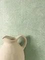 Produktbild: Newroom Tapete Grün Vlies Geometrisch - Modern Grafisch Rauten Linien Muster für Wohnzimmer Schlafzimmer