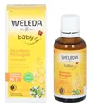Produktbild: WELEDA Bio Baby Bäuchlein Massageöl, Naturkosmetik Massage Öl gegen Bauchschmerzen und Krämpfe von Babys und Kleinkindern, Pflegeöl zur Verdauungsförderung (1 x 50 ml)