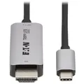 Produktbild: Tripp Lite Series USB-C to HDMI Active Adapter Cable M/M 8K60 Hz 4K 144Hz HDR 4:4:4 HDCP 2.3 Black 6ft