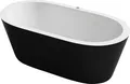 Produktbild: Luxus Premium Badewanne Acryl schwarz 170x80 cm black freistehend Neustes Modell