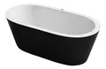 Produktbild: DEKO VERTRIEB BAYERN Badewanne Luxus Premium Badewanne Acryl schwarz 170x80 cm black schwarz