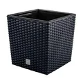 Produktbild: 32 -Liter -Zeit -Topf mit Eimer zu pflanzen in Anthrazitfarbe 32 x 32 x 32,5 cm.