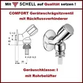 Produktbild: Schell Geräteschrägsitzventil  Comfort mit Rohrbelüfter DN15 (1/2