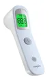 Produktbild: EUROPAPA Fieberthermometer für Baby Kinder Erwachsene, Infrarot Stirnthermometer mit Fieberalarm, °C/°F Schalter, 30-facher Messwertspeicher (Blau)
