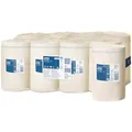 Produktbild: Tork Putztuchrolle Mini, 120123, M1, aus Zellstoff, weiß, 1-lagig, 120 m à 21,5 cm, unperforiert, 11 Rollen