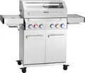Produktbild: TAINO PLATINUM YAMARA 4+2 Gasgrill Edelstahl 4 Brenner Sear-Burner Backburner