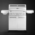 Produktbild: TAINO PLATINUM YAMARA 4+2 Gasgrill Edelstahl 4 Brenner Keramik Sear-Burner Keramik Backburner Piezo-Zündung Grillrost gusseisern