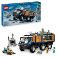 Produktbild: LEGO City Arktis-Truck mit Labor – BAU- und Spielset – Erkundungsfahrzeug mit Lenkung und Federung – inkl. Schneescooter, 5 Mini-Figuren und 3 Wolfsfiguren – Geschenk für Jungen ab 8 Jahren – 60471