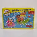 Produktbild: HABA 304663 Schiffe Versenken Reisespiel in Metalldose Kinderspiel Kinder 5-99