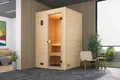 Produktbild: weka Sauna Valida, BxTxH: 139 x 139 x 203,5 cm, 38 mm, (Set) 4,5 kW-Ofen mit digitaler Steuerung