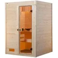 Produktbild: Weka Sauna Valida Gr. 1 mit Glastür - Massivholzsauna 38 mm 4,5 kW Saunaofen OS inkl. Steuerung