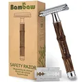 Produktbild: Rasierhobel Damen Und Herren | Safety Razor mit Bambusgriff | Naßrasierer Damen