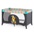 Produktbild: Hauck Baby-Reisebett Dream'n Play - Pooh Geo, Reisebett für Babys und Kinder 120x60 kompakt faltbar mit Tasche