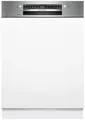 Produktbild: Bosch SMI4ECS28E Serie 4 Teilintegrierter Geschirrspüler, 60 cm breit, 14 maßgedecke, AquaStop, Kindersicherung, Vario Schublade, AquaSensor, HomeConnect, Gebürsteter Stahl