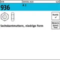 Produktbild: 50er PACK(Stk)  000936920000100000 Sechskantmutter DIN 936 M 10 A 2