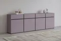 Produktbild: INOSIGN Sideboard Cross,Breite 225 cm, moderne grifflose Kommode,4 Türen/4 Schubkästen, Schubladenschrank mit viel Stauraum, Einlegeböden verstellbar