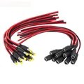 Produktbild: DC SteckerDC Power Pigtail Kabel18AWG Female Male D C Buchse12V 5A Kabelsteck...