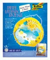 Produktbild: folia 68101 - Laternen - Bastelset, Sonne, Mond & Sterne, inklusive Laternenstab und LED-Licht