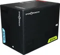Produktbild: Sporttrend 24 - Plyo Box Holz mit PVC Ummantelung schwarz | 60 x 50 x 75cm | Bis 200kg belastbar | Sprungkasten, Sprungbox, Sprungkiste Body Workouts