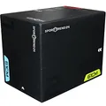 Produktbild: Sporttrend 24® Plyo Box Holz mit PVC Ummantelung 60 x 50 x 75cm schwarz, bis 200kg belastbar, Sprungkasten, Sprungbox, Sprungkiste für Body Workouts