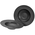 Produktbild: CreaTable 21824 Tafelservice Lava Stone für 2 Personen, Steinzeug, anthrazit (1 Set, 2-teilig)