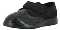 Produktbild: Florett Zürich 60811-60 Unisex-Erwachsene Damen Herren Hausschuhe, Therapieschuhe, Verbandsschuhe Schwarz, EU Größe 37