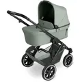 Produktbild: ABC Design Kinderwagen Salsa 5 Air, Pastellgrün, Textil, 63x118x95.5 cm, EN 1888, Feststellbremse, Fußstütze abklappbar, Federung, kugelgelagerte Räder, Verdeckung abnehmbar, 5-Punkte-Gurt, für Babyschale geeignet, Griff in Lederoptik, Transportsicherung, Sitz umsetzbar, abnehmbarer Schutzbügel, Baby on Tour, Kinderwagen, Kombikinderwagen
