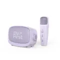 Produktbild: myFirst Voice 2 Karaoke für Kinder – Tragbare kabellose Karaoke-Maschine mit Bluetooth, Echo-Verstärker & lustigen Stimmeffekten, perfektes Mikrofon für Kinder (Purple)