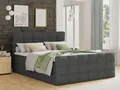 Produktbild: Sofnet Boxbett Best Lux (mit zwei Bettkästen, Bonell-Matratze und Topper), Doppelbett, Polsterbett mit Kopfteil und Fußteil, Boxspringbett
