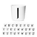 Produktbild: Design Letters Trinklernbecher (A-Z) | Zahnputzbecher Kinder, Trinkbecher Kinder | Weihnachtsgeschenke für Kinders | Schnabeltasse BPA/BPS Frei | Trinklernbecher ab 6 Monate | Kinderbecher 175 Ml