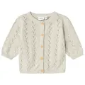 Produktbild: Name It Strickjacke NKFBanni (1-tlg) Lochmuster beige 104 EU
