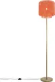 Produktbild: Qazqa Orientalisch Stehleuchte, Stehlampe - Franxa - Rosa, max. 40W, Geeignet für LED, 160cm, Ideal als Wohnzimmerlampe