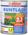 Produktbild: Wilckens 2in1 Acryl Buntlack für Innen und Außen, seidenmatt, 750 ml, RAL 5010 Enzianblau