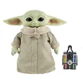 Produktbild: Mattel Disney Star Wars Spielzeug, The Child Plüschfigur, aus 'The Mandalorian', interagierend, mit Geräusch und Bewegungsfunktion, 28cm, Star Wars Geschenke, Spielzeug ab 3 Jahre, GWD87