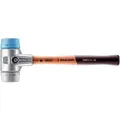 Produktbild: SIMPLEX-Schonhammer, TPE-soft/TPE-mid; mit Aluminiumgehäuse und hochwertigem Holzstiel | D=60 mm | 3113.060