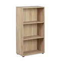 Produktbild: Inter Link - Bücherregal - Standregal - 3 Fächer - Höhenverstellbare Böden - Holzregal - Wohnzimmer - Arbeitszimmer - Parini 2 - Eichenfinisch, Sonoma Eiche Nachbildung