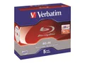 Produktbild: Verbatim 5 x BD-RE - 25 GB 2x - Jewel Case (Schachtel)