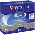 Produktbild: Verbatim 43615 Blu-ray BD-RE Rohling 25 GB 5 St. Jewelcase