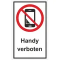 Produktbild: Warn- und Hinweissschild Handy verboten 25 cm x 15 cm PST
