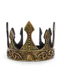 Produktbild: Maskworld Fantasy Fürstenkrone aus Kunststoff - gold - Kostüm-Zubehör für Karneval, Halloween & Motto-Party