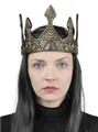 Produktbild: Maskworld Kostüm Fantasy Fürstenkrone gold, Krone aus biegsamem Kunststoff mit elastischem Gummibund