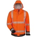 Produktbild: Winter Warnschutz Softshelljacke 2in1 - L - orange/schwarz